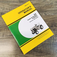 Operators Manual For John Deere 208 Lawn Garden Tractor Owners Sn 70001-95000