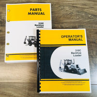 Parts Operators Manual Set For John Deere 310C Loader Backhoe Tractor Catalog JD