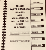 Farmall International 140 Tractor Service Parts Operators Manual Set Repair Shop