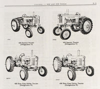 Service Parts Operators Manual Set For John Deere 430 Hi-Crop & Special Tractor