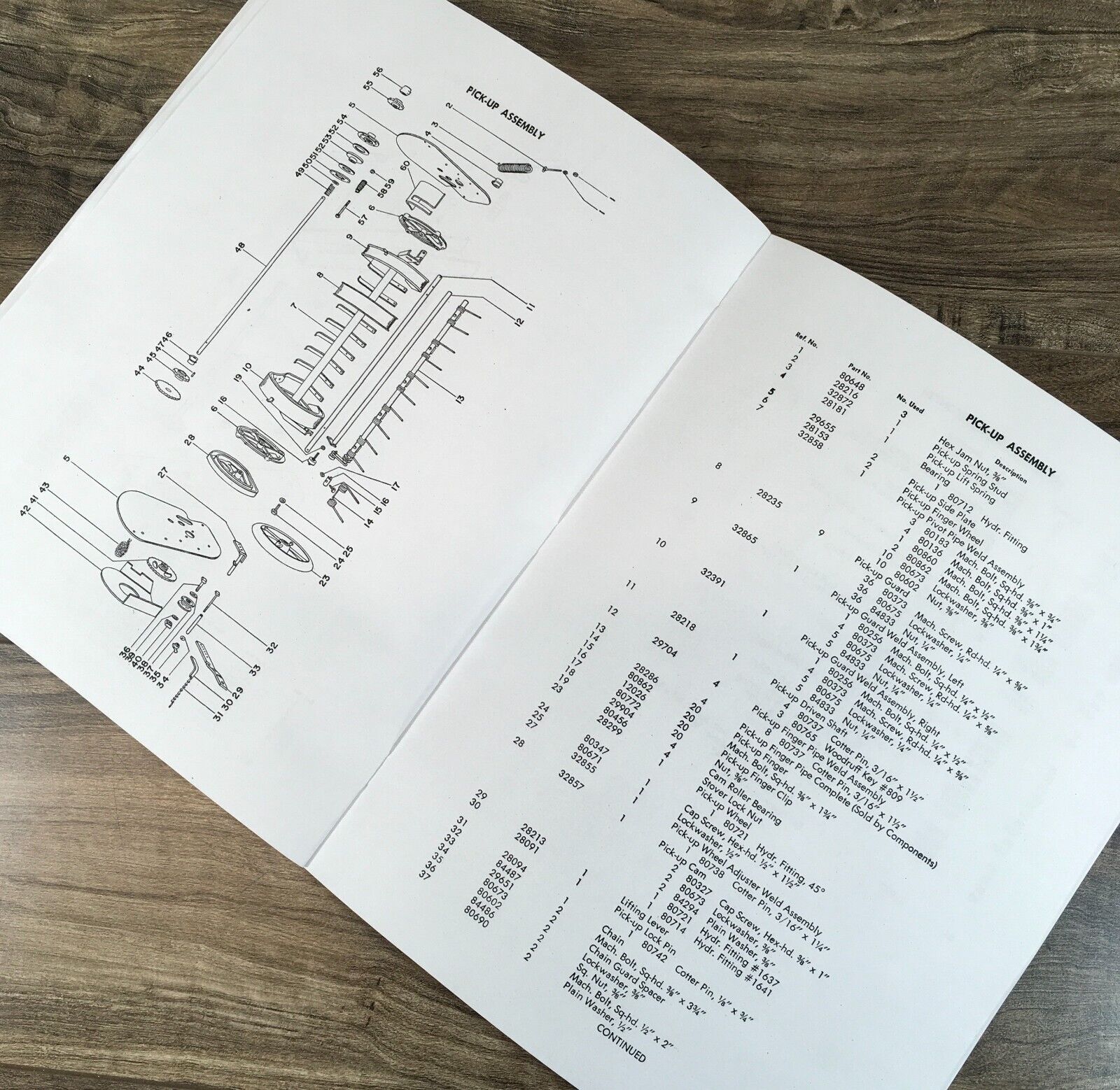 New Holland 66 Baler Parts Manual Catalog Book Assembly Schematic Expl ...