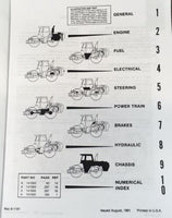 Case 4890 Tractor Parts Operators Manual Catalog Owners Set Assembly Book