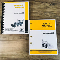 Service Parts Manual Set For John Deere 510 Loader Backhoe Tractor Shop Book JD