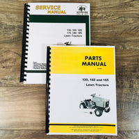 Service Parts Manual Set For John Deere 130 160 165 Lawn & Garden Tractor