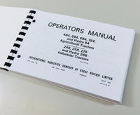 Farmall International 684 Tractor Parts Operators Manual Set Catalog Owners Book