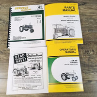 Service Parts Operators Repair Manual Set For John Deere AR Tractor SN -271999