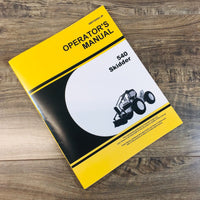 Operators Manual For John Deere 540 Skidder Owners Book Maintenance JD