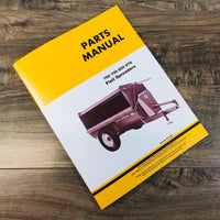 Parts Manual For John Deere 760 790 850 & 870 Flail Spreader Catalog Assembly