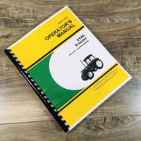 Operators Manual For John Deere 2140 Tractor Owners Book SN 430000-449999