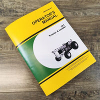 Operators Manual For John Deere 301 Tractor & Loader Owners Book Maintenance JD