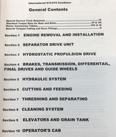 International 815 915 Combine Chassis Service Manual Set Repair Workshop D414 IH