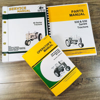 Service Parts Operators Manual Set For John Deere 530 Tractor Gas 5300000-UP