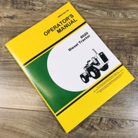 Operators Manual For John Deere 8020 Diesel Tractor Owners Book Maintenance