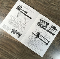 OLIVER 540 4 OR 6 ROW PLANTER OPERATORS MANUAL OWNERS BOOK SETTINGS MAINTENANCE