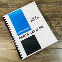 INTERNATIONAL 7000 FORKLIFT PARTS MANUAL CATALOG BOOK SCHEMATIC INCLUDES ENGINE