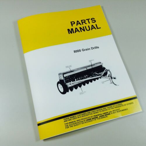 Parts Manual John Deere 100 Disc pc1385