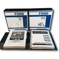 FORD 8000 SERIES 8100 8200 8400 TRACTOR SERVICE PARTS MANUAL REPAIR SHOP SET