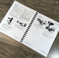 Service Operators Manual Set For John Deere 90 Skidsteer Loader Owners Repair