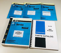 INTERNATIONAL 464 GAS TRACTOR SERVICE REPAIR SHOP MANUAL PARTS CATALOG SET