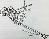 Massey Ferguson 51 MF51 Sickle Bar Mower Parts Manual Catalog Exploded Views