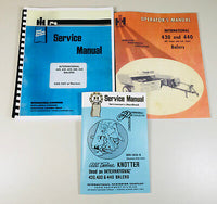 INTERNATIONAL 430 440 BALER SERVICE OPERATORS KNOTTER REPAIR SHOP MANUAL SET