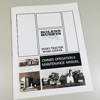 BOLENS HUSKY 1254-06 LAWN GARDEN TRACTOR OWNERS OPERATORS MANUAL-01.JPG