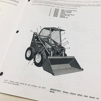 GEHL 2500A SKID STEER LOADER PARTS ASSEMBLY MANUAL CATALOG EXPLODED VIEWS BOOK