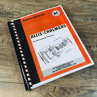 ALLIS CHALMERS HD-16DP CRAWLER TRACTOR PARTS MANUAL CATALOG ASSEMBLY SCHEMATICS