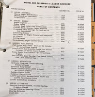 Case 680E Loader Backhoe Service Manual Parts Catalog Shop Book Set S/N 9114101-