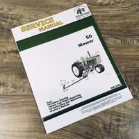 SERVICE MANUAL FOR JOHN DEERE 50 MOWER REPAIR SHOP TECHNICAL BOOK WORKSHOP