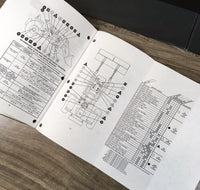 Case 580B Hydrostatic Tractor Backhoe Service Manual Parts Catalog Operators Set