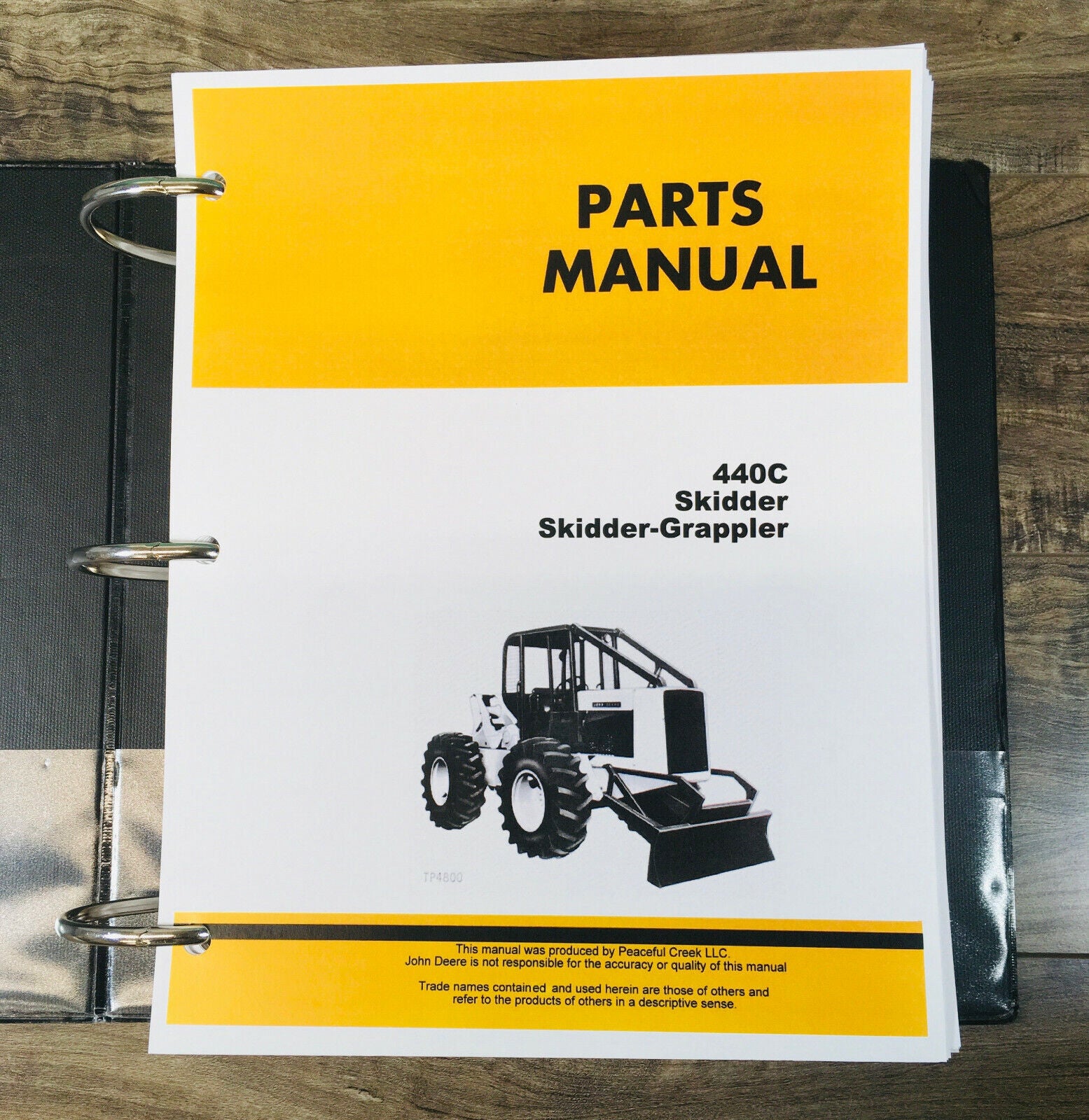 PARTS MANUAL FOR JOHN DEERE 440C SKIDDER CATALOG ASSEMBLY EXPLODED VIE ...