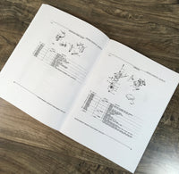 SERVICE PARTS MANUAL SET FOR JOHN DEERE 300 316 LAWN & GARDEN TRACTOR SN 80001-