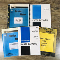 International 2606 Industrial Gas Tractor Service Parts Operators Manual Set Gas