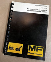 MASSEY FERGUSON MF 600C D600C CRAWLER LOADER DOZER OPERATORS MANUAL OWNERS BOOK