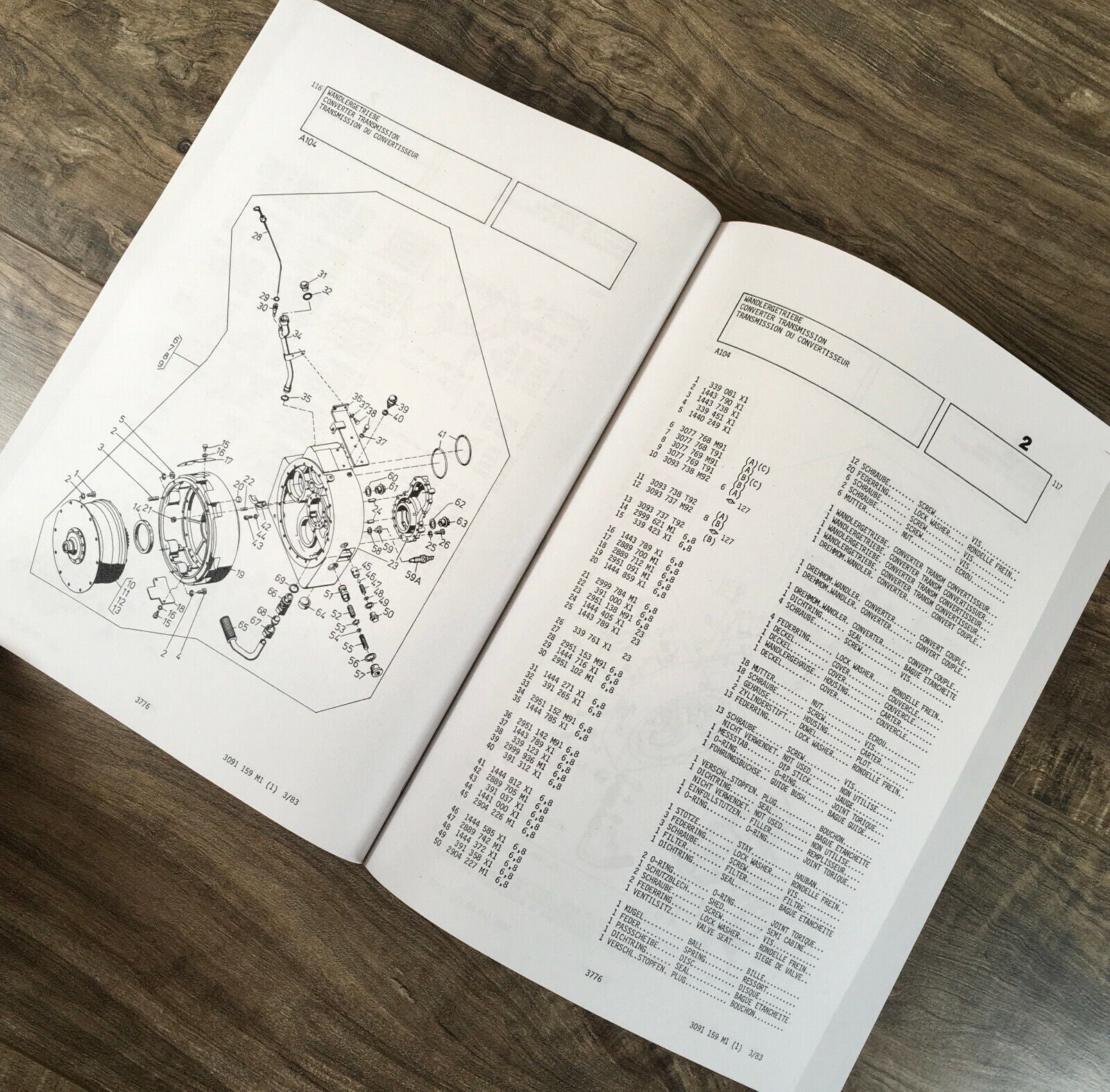 TEREX IBH 44D LOADER PARTS MANUAL CATALOG BOOK ASSEMBLY SCHEMATICS EXP ...