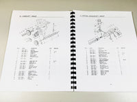 KUBOTA L295 L295F-P L295DT-P TRACTOR MANUAL PARTS CATALOG OPERATORS SET BOOK