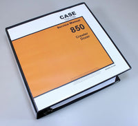 CASE 850 CRAWLER DOZER LOADER SERVICE REPAIR MANUAL TECHNICAL SHOP BOOK BINDER