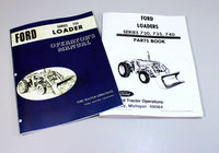 FORD SERIES 735 LOADER OPERATORS OWNERS MANUAL PARTS BOOK CATALOG TRACTOR-01.JPG