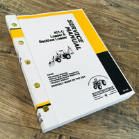 SERVICE MANUAL FOR JOHN DEERE 401C LOADER BACKHOE TECHNICAL SHOP WORKSHOP REPAIR