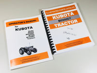 KUBOTA M5500DT TRACTOR OPERATORS MAUAL PARTS CATALOG SET