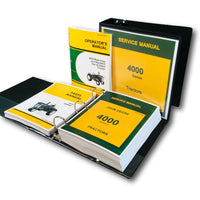 SERVICE PARTS OPERATORS MANUAL SET FOR JOHN DEERE 4010 SERIES TRACTOR OWNERS