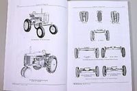 Operator Parts Manual Set For John Deere 70 Series Tractor Gas Owner Catalog