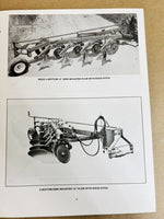 MASSEY FERGUSON MF 880 MOLDBOARD PLOW OPERATORS MANUAL OWNERS BOOK SETTINGS