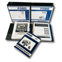 FORD 8000 8100 8200 8400 TRACTOR SERVICE PARTS OPERATORS MANUAL REPAIR SHOP SET