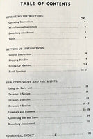 OPERATORS MANUAL FOR JOHN DEERE HC216 HC324 HC432 HARROW OWNERS & PARTS LIST