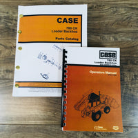 CASE 780 CK BACKHOE LOADER TRACTOR MANUAL PARTS CATALOG OPERATORS OWNERS SET