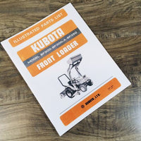 Kubota Bf300 Front Loader For B8200D B8200E Tractor Parts Manual Catalog Book