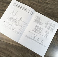 Kubota 4540 4540A Backhoe Service Repair Shop Manual W Parts Catalog Book