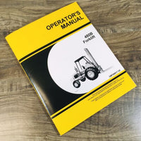 Operators Manual For John Deere 480B Forklift Owners Book Maintenance Printed